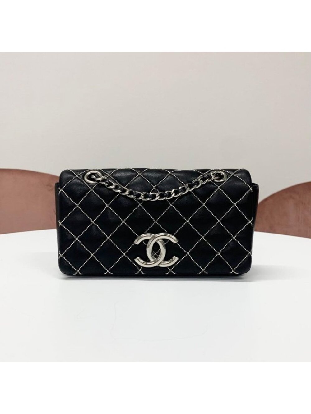 Chanel Mini Quilted Leather Single Flap Shoulder Bag